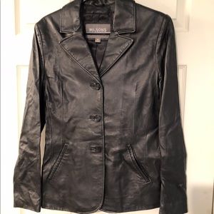 Wilson’s Leather Black leather jacket